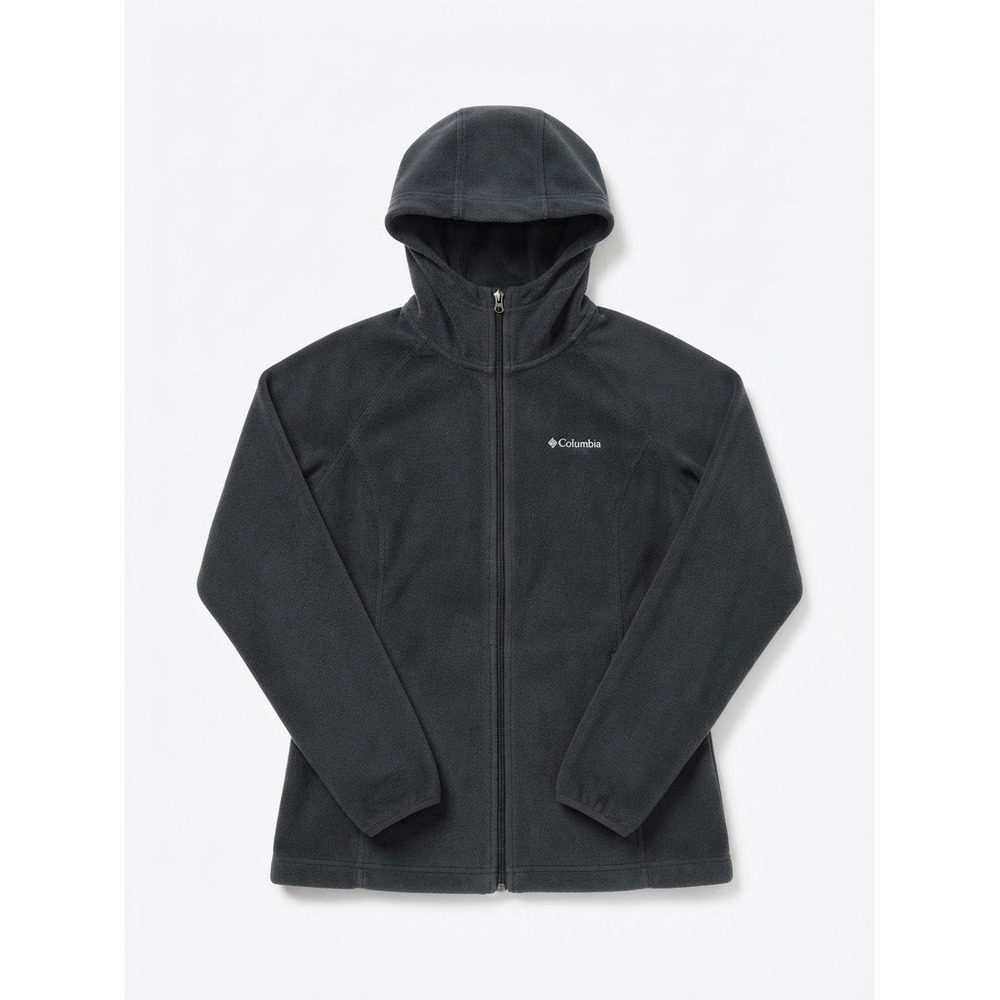 Columbia Sportswear Women's XS Black Full Zip Fleece Hoodie Jacket Cozy Outdoor